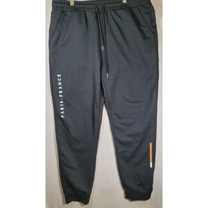 Manfinity‎ Mens Hypemode Paris Jogger Pants Size XL Black Loose  Drawstring